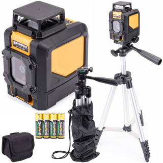 POWERMAT PM-PLK-360T Krížový merač diaľkomer merací laser 50m + statív a puzdro